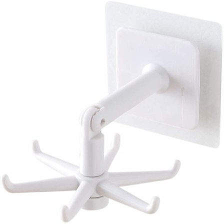 Selvklæbende Hængekrog 360 Rotation Køkkenreol Opbevaring