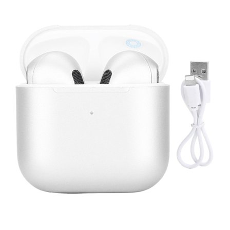 HiFi TWS trådløse Bluetooth-øretelefoner med støjreduktion til musik - Hvid