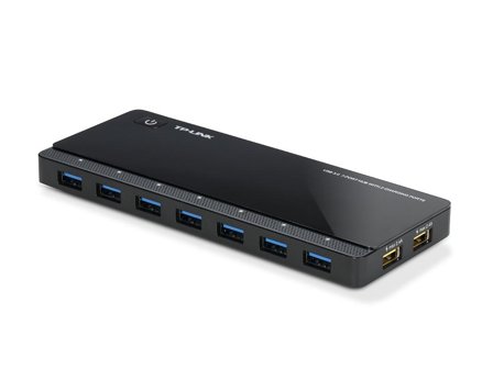TP-Link UH720 - Hub - 7 x SuperSpeed USB 3.0 - stasjonær