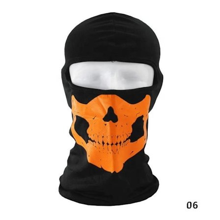 Maske hette balaclava Halloween Full Face Cover ski motorsykkel hodeskalle