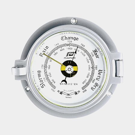 Barometer Plastimo Porthole 4", Ø88/130 mm, chromed brass