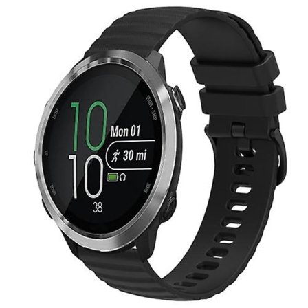 Garmin Forerunner 645 Music 20 mm aaltoileva pistekuvio yksivärinen watch
