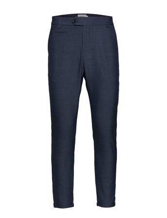 Como Light Herringb Suit Pants Dressbukser Formelle Bukser Blå Les Deux