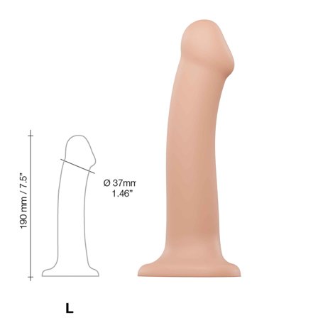 Taipuisa Dual Density Dildo Large - 19 cm - strap-on-me