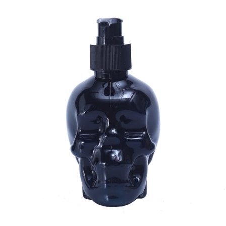 Creative Skull Liquid Sæbe Dispensere Sort Plastic Hånd Desinfektionsmiddel Pumpe Flasker Shampoo Lotion Flaske