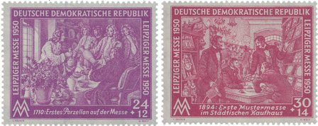 DDR 1950 - MICHEL 248-249 / AFA 83-84 - Postfrisk