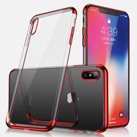 Effektfullt Skal Av Mjuk Silikon Till Iphone Xr Silver Silver