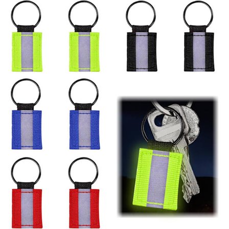 Reflekterende anheng, reflekser for skolesekk, ryggsekk, løping, refleks