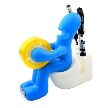 Sjovt Toiletpapir Dispenser - Bedste Taske - Kontortilbehør - Kontorforsyning