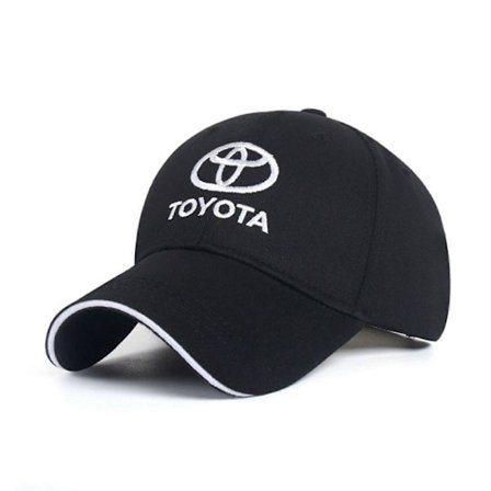 Toyota Logo Broderad Keps Svart Denna keps är mycket bekväm att bära och kan matchas med många kläder (FMY)