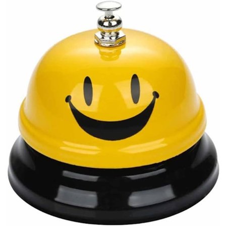 Bordklokke Høj Håndklokke Bordklokker Metal Klokker Receptionsklokker