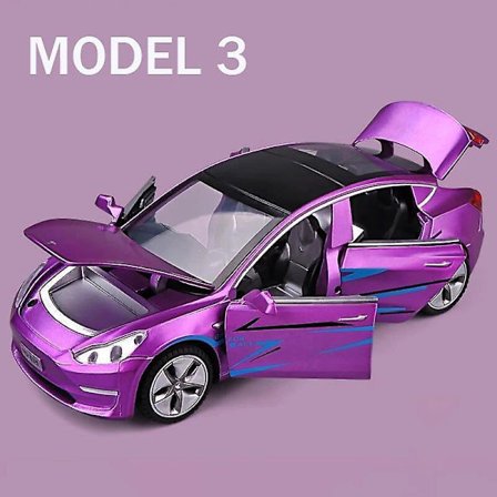 1:32 Tesla Model X Model 3 Model S Model Y Legering Bilmodell Diecasts Lekebil Lyd Og Lys Barn Leker Til Barn Gaver Gutt Leker