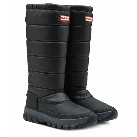 Hunter Boots Ltd Women's Original Insulated Tall Snow Boots Men lined boots Black 37