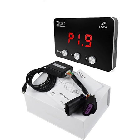 Car Throttle Response Controller 9 kjøremoduser Racing Accelerator Potent Booster for Chevrolet Silverado, Cadillac Escalade 2007