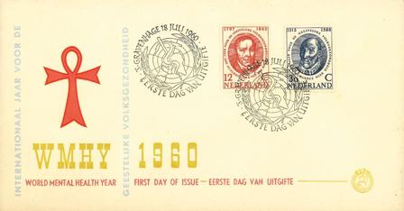 Holland 1960 - NVPH E44 - FDC - Uskrevet