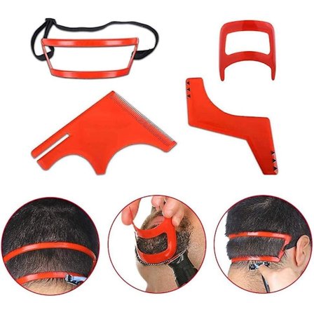 Hårskabelon Nakke Hårklippeskærer Bærbar Skæg Hårklippet Nakke Ryg Former Hårformning Kompatibel Med Mand Mand Venner Mænd