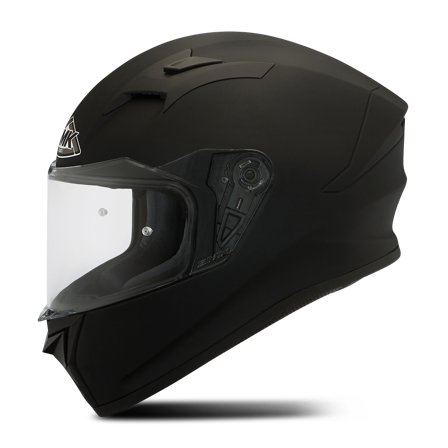Casco Integrale SMK Stellar Solid Flat Nero opaco S