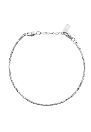 Mockberg Snake Chain Steel Medium Bracelet Smycken & klockor Dam Silver