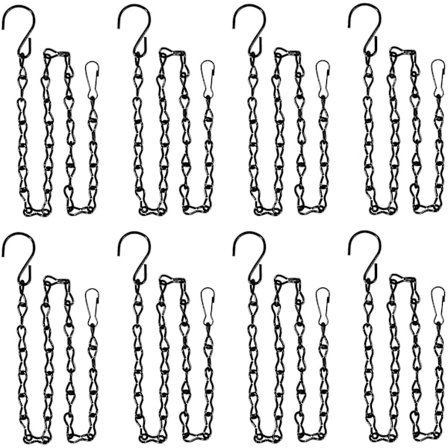 8 Pakke 60 cm Hengekjede For Fuglematere, Plantekasser, Fuglebad, Reklametavler, Lanterner, Tavler, Dekorative Ornamenter (60 cm 8 stk)
