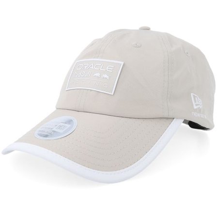 New Era - Motor Beige unconstructed Keps - Red Bull F1 26 Seasonal Women Open Back Stone Dad Cap @ Hatstore