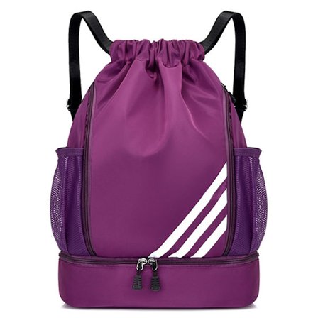 Nylon Basketboll Fitness Väska Justerbar Axelrem Resväska Förstärkt Resväska
