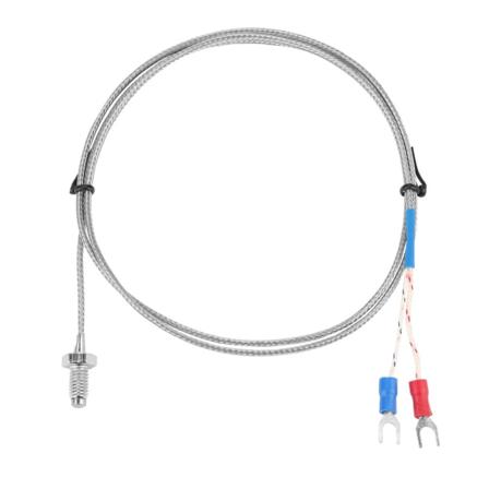 M6-kierre hienokierteinen tyyppi K termoelementti lämpötila-anturilanka 0-400°C (3 m)