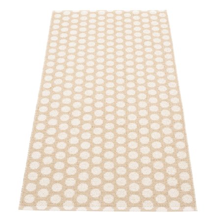Pappelina Noa gulvtæppe 70 cm x 150 cm, beige/vanilla | KitchenOne