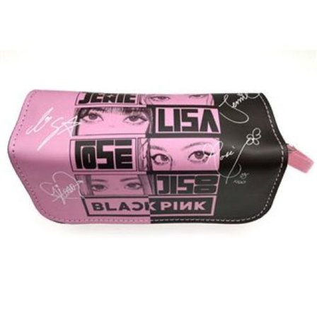 Penalhus - BLACK PINK -2 rum- Multifarvet (20x10x7.5cm)