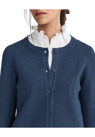 Newhouse Cardigan Arly Tröjor Dam Blå XS