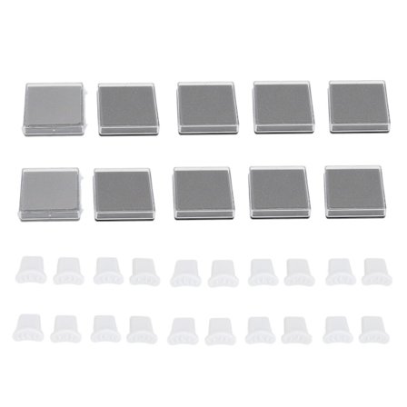 10 Sett Gjenbrukbare Nedre Vipper Stempel Øyenvippe Extension Kit