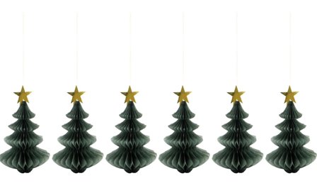 House Doctor Ornamenter Tree Juletre 6stk