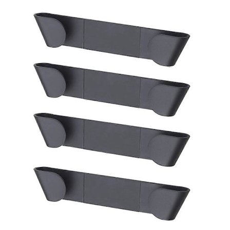 Grytlocksorganisatör för skåp, lockhållare för kastruller Väggmonterad förvaringsställ för lock Insida skåpdörr (FMY)