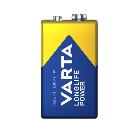 Varta Alkalisk Longlife Power Batteri 9V 1-pack