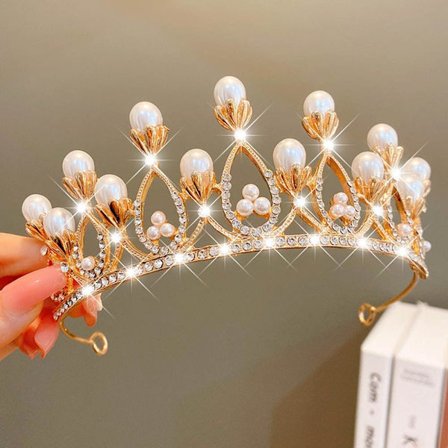 Princess Crown Tiaras Pandebånd STYLE 1 STYLE 1