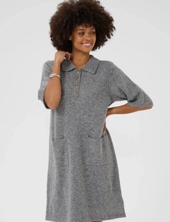 Culture Cuasima Katrina Dress - Grey - XS