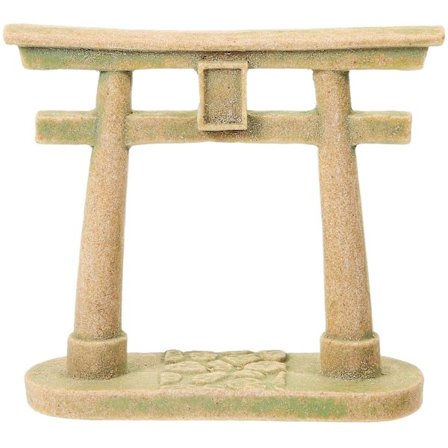 Mini Japansk Torii-port Figur Micro Landscaping Torii-port Prop Minihus Dekoration
