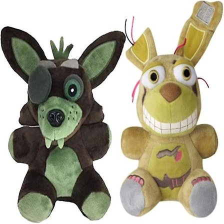 5 Nætter Plysdyr - Freddy Bonnie Springtrap Plyslegetøj til Fnaf-fans
