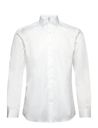 Lindbergh Black 1927:Twill Weave Shirt Wf L/S - White - S