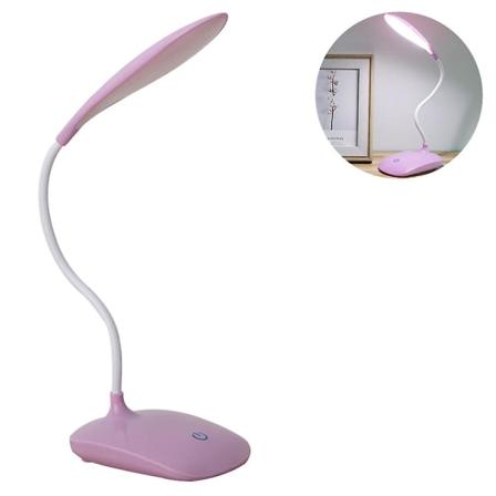 LED-bordslampa med flexibel svanhals 3 ljusstyrkenivåer, pekkontroll