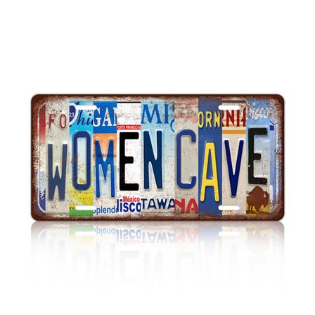 【JIA】Retro Metallskylt Väggkonst 30x15 cm, Vintage Man Cave Garage Bar eller Skjul Dekor, Nyhetsskylt Design.