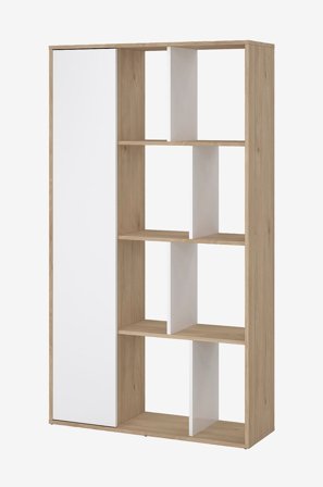 Tvilum - Maze Bokhylle med 1 dør - Pakke - Brun - Bokhyller - Fra Homeroom