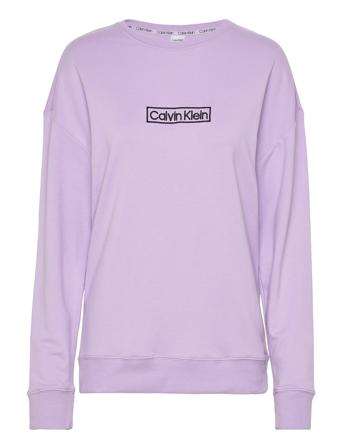 L/S Sweatshirt Topp Lilla Calvin Klein