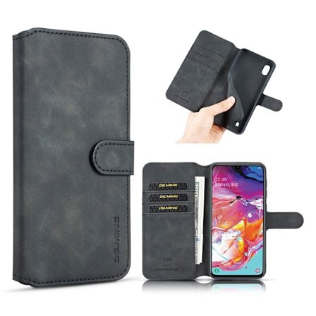 DG.MING Samsung Galaxy A10 Retro Etui - Sort