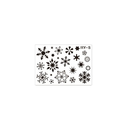 Jule Snefnug Tegne Stencils Til Børn Gavekort Fremstilling Juledekoration