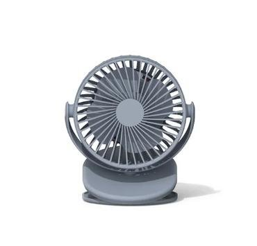 Oppladbar Klipsvifte for Bur, Blågrå