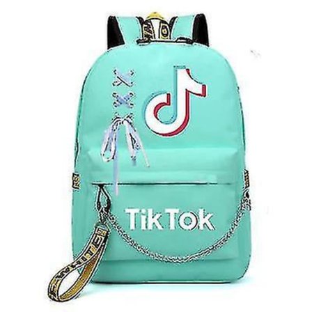 New Luminous Ub Rechargeable Backpack Tiktok Backpack Tiktok Ribbon Student Schoolbag