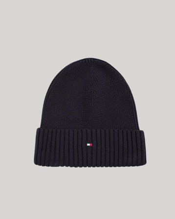 Tommy Hilfiger TH ESSENTIAL BEANIE Bleu Bonnets Garçon - Kids Brand Store