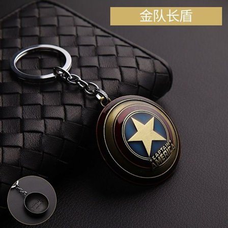 Avengers nyckelring Captain America Shield/Bronze