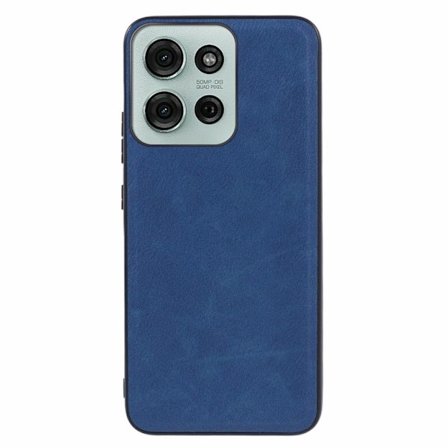 Motorola Moto G75 5G Case in PU Leather - Blue