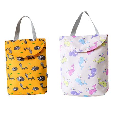 Genanvendelig hængende våd tør blepose, badepose, yogataske (2-pak, forskellige størrelser), (stil 1)